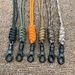 Handmade Braided 7-Core Paracord Keychain Flashlight Lanyard ID Holder Strap Outdoor Portable EDC Gear_desvips.com