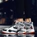 Men Breathable Sneakers High-Top Basketball Lace-Up Athletic Fashion Tourist Sports Shoes_desvips.com