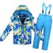 Children's Ski Suit Set For Boys And Girls, Windproof, Waterproof, Thickened, Warm Outdoor Cotton Padded Jacket And Pants, Ski Shirt_desvips.com