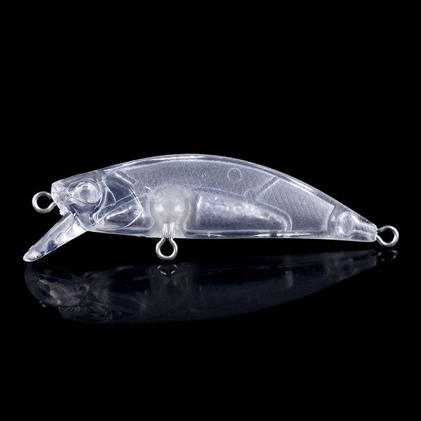 10pcs Unpainted Minnow 5.8cm 4.4g, DIY Blank Body Sinking Wobbler, Jerkbait Hard Bait For Trout Perch Chub, Stream Fishing Gear_desvips.com