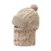 Autumn Hat Ear Protection Windproof Outdoor Neck Warmer Mask Integrated Fleece Thickened Warm Cycling Winter Style_desvips.com