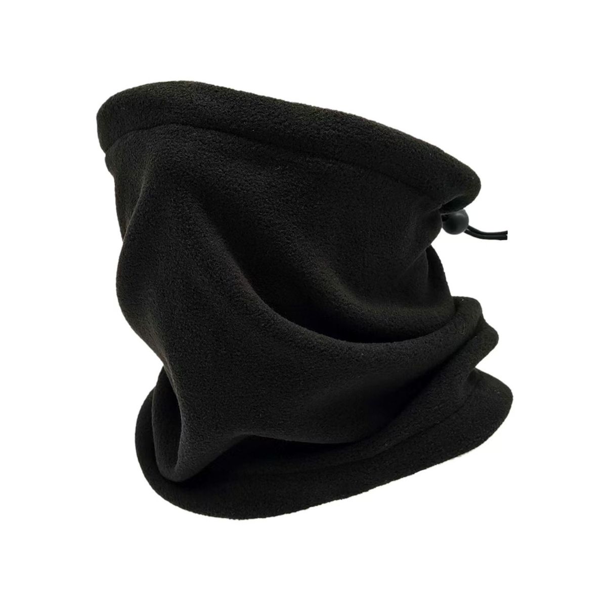 SportLife Soft Neck Warmer Gaiter Solid Color Drawstring Design Fleece Neck Gear For Cycling Outdoor Windproof And Warm Face Mask_desvips.com
