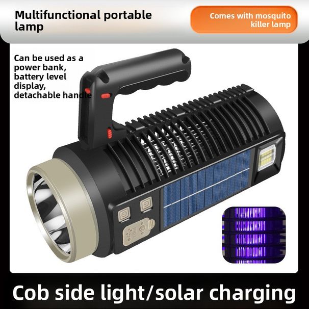 New Product Brightness Flashlight Type-C Rechargeable Handheld Searchlight High Power Outdoor Long Range Patrol Mining_desvips.com