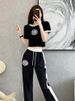 tracksuits for women loose sports set solid color hoodi weatshirts casual sets long sve tops pants female clothing_desvips.com
