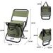 3-In-1 Portable Camping Chair With Cooler & Storage - Foldable Outdoor Chair With Backrest Insulated Ice Bag For Fishing Picnic & Hiking_desvips.com