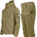 Shark Skin Soft Shell Men Winter Fleece Lined Warm Coat Mountaineering Waterproof Windproof Ski Cycling Jacket_desvips.com
