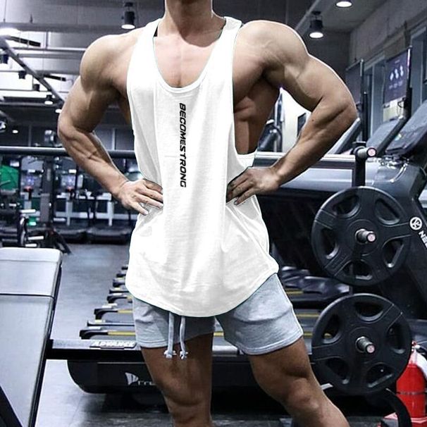 Men's Streetwear Muscle Tank Top – Summer Sleeveless Gym Shirt, Breathable Workout Vest_desvips.com