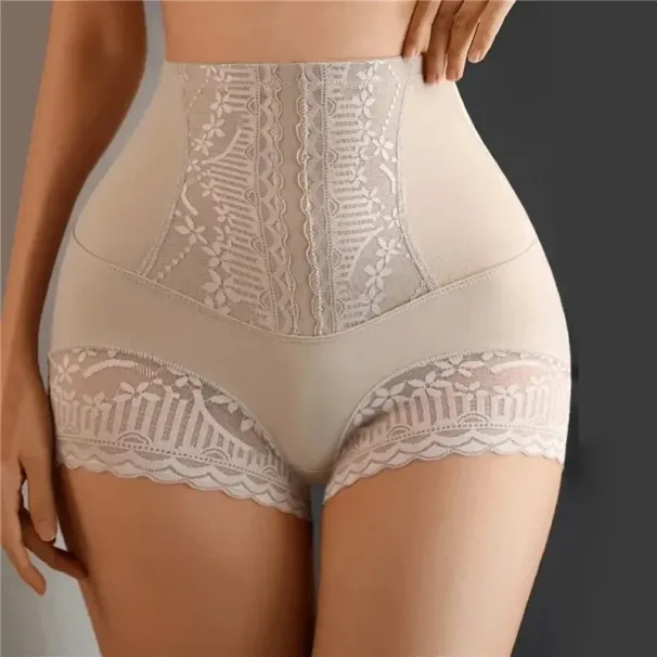 Women's Shapewear Panties High Waist Flat Shorts Butt Lifter Body Shaper Slimming Underwear Postpartum Belly Shaping_desvips.com