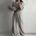 Women's Clothing women's silver fox fleece sweatshirt two piece suit women's stock 1213_desvips.com