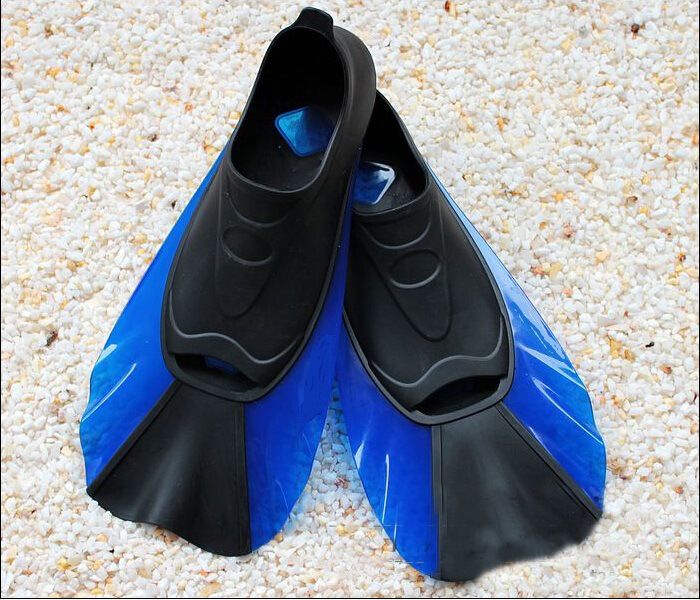 Factory Production Wholesale Adult Children Short Snorkeling Three Treasures Power-assisted Palm Swimming Fins Diving_desvips.com