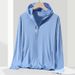 UPF50+ Clothing Men And Women, Summer Lightweight Ice Silk Breathable UV Fishing Sun Protection Jacket For Couples_desvips.com