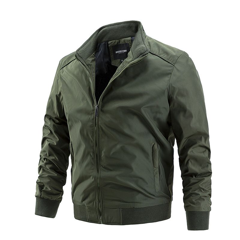 Men's Clothing Thin Jacket Spring and Autumn Coat Men's Large Size Casual Windbreaker Style_desvips.com