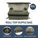 Haimont IPX7 Waterproof Roll-Top Dry Duffel Backpack Available In 60L And 90L Sizes, Made From 500D Tarpaulin With Welded Seams And Mesh Pockets, Suit_desvips.com
