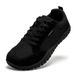HOBIBEAR Mens Womens Walking Wide Toe Comfortable Casual Running Sneakers Lace Up Mesh Lightweight Shoes_desvips.com