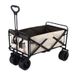 Outdoor Portable Picnic Trolley Small Trailer Camping Stall Folding Cart_desvips.com