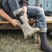 3 Pairs Men's Winter Wool Hiking Thick Thermal Terry Mid-Calf Heavy Duty Knit Crew Socks For Snow Sports & Camping_desvips.com