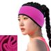 fleece Headband With Covers Running, Skiing, Cycling, Warm Ear Protection For Ice And Snow Sports_desvips.com