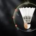 12-Pack Badminton Shuttlecocks Durable Windproof Stable Elastic Unbreakable White Feather High Elasticity Indoor Outdoor_desvips.com