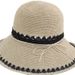 Extra Fine Straw For Women, Single Silk Handmade Protection Frayed Edge Crochet Hat, Outdoor Foldable Beach Sun Hat_desvips.com