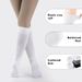 COOVAN Grip Pilates Socks For Women, 3 Pairs, Yoga Slouch Crew Long Scrunch Slipper Socks For Barre Ballet Dance Hospital_desvips.com