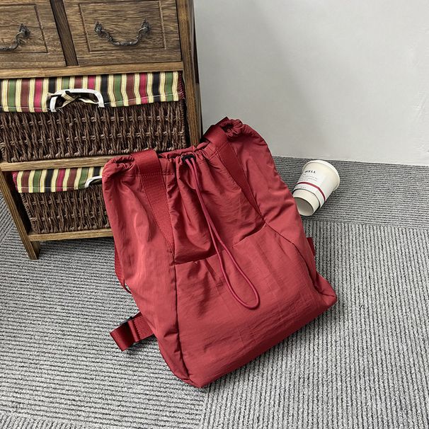 Fashion New Drawstring Convenient Outdoor Sports Casual Nylon Travel Yoga Small Backpack For Men And Women_desvips.com