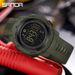 SANDA 2145 Men's Sports Watch, Pedometer & Calorie Counter, 50M Waterproof LED Digital Military Wristwatch, Relogio_desvips.com