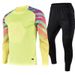 Football Children's Adult Game Training Goalkeeper Dragon Goal Jersey Long Sleeved Pants Set_desvips.com