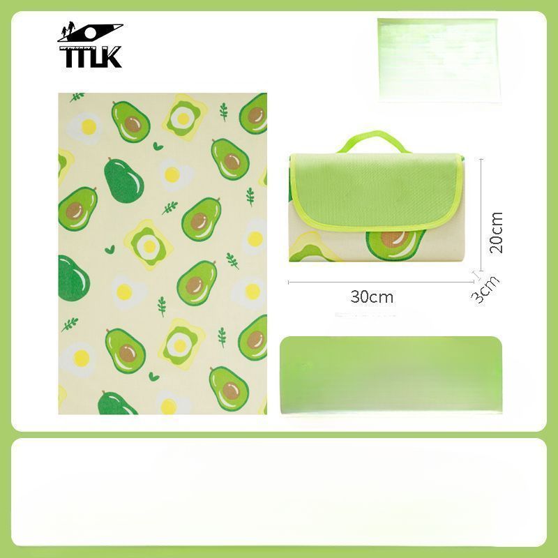 Outdoor Foldable, Moisture-proof, Thickened, Portable, Spring Outing Ground Ins-style Mat, Picnic Supplies_desvips.com