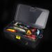Kaou01 Waterproof Plastic Double Layer Fishing Tackle Lures Hook Bait Box Storage Case_desvips.com