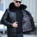 2024 Winter New Haining Genuine Leather For Men Thickened Casual Sheepskin Fleece-Lined Jacket Coat Trendy_desvips.com