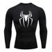 Tight Fitting Long Sleeved Men's Round Neck Bottoms, T-shirts, Breathable Quick Drying Clothes, Sports Training,_desvips.com