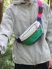 Outdoor Color-blocked Chest Bag Men Women, Lightweight Casual Crossbody Portable Multifunctional Cycling Waist Bag,_desvips.com
