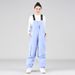 Ski Bib Unisex Oversized Winter Outdoor Windproof Snowboard One-Piece Snow Pants Thermal_desvips.com