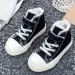 Board Thicken Plush Warm Children Boys Girls Happysteps Square Head Kids Cotton Boots Toddler Winter Shoes Youth Size_desvips.com