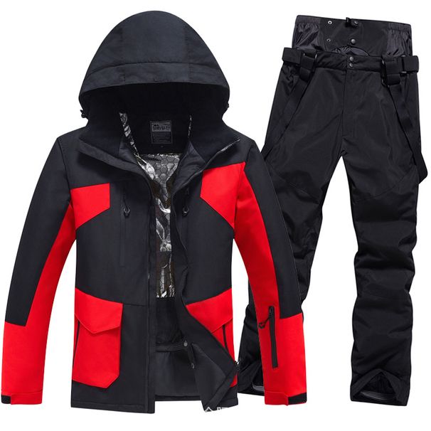 New Ski Suit Set Windproof Waterproof Breathable Snowboard Jacket Pants Outdoor Thickened Warm Double Board Unisex_desvips.com