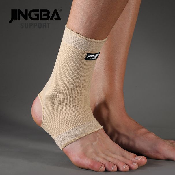 JINGBA Ankle Support Brace For Basketball, Running, Soccer, Martial Arts, Tennis - Lightweight & Breathable Nylon Sports Protector (M/L/XL, Khaki)_desvips.com