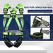 Hexin National Standard Reflective Five-Point Nighttime High-Altitude Work Double Hook Fall Protection European Style_desvips.com