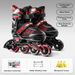 Beginner Roller Skate Full Flash Single Adult Children's Inline Skates Sports Outdoor Equipment_desvips.com