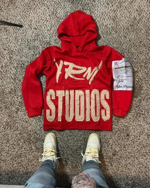 2025 New YRSTUDIOS Printed National Trend Treasure Boy Hoodie Top Hot Sale_desvips.com