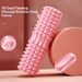 PeakGo Foam Back Muscle Relaxer Leg Slimming Tool Wolf Tooth Stick Calf Massage Roller Langya Yoga Column_desvips.com