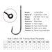 Skimming Shark|30 Pieces Long Straight Handle Live Bait High Carbon Steel Fishing Black Sea Bream Sandworm Hook_desvips.com