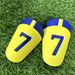 Mini Shin Guards For Kids & Youth - Lightweight Football Leg Pads, Adjustable Straps, Comfortable Fit For Training & Matches (Yellow, Small Sizes)_desvips.com