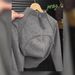Stylish, Slimming, High-end Gray Stand-u Collar Zi-u Cardigan, 2025 Autumn New Model, Sun-rotective Yoga Slim-fit_desvips.com