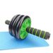 Men And Women's Household Small Sports Equipment Abdominal Muscle Body Shaping Abdomen Silent Abdominal Wheel Two Wheels_desvips.com