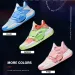Sneakers Hook Women Pink Loop Low Cut Soft Cushion Support Sport Comfortable Boy Basketball Shoes_desvips.com