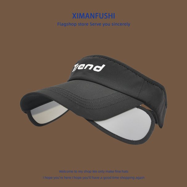 Men's Open-top Sports Sun Hat, Women's Running Summer Outdoor Topless Baseball Tennis Hat With Wide Brim_desvips.com