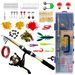 Rod Combo Tackle Bag Gear Set Long Distance Sea Rod Fishing Reel Line Combination Full Set Of Suits_desvips.com