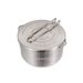 304 Stainless Steel Camping Cookware Set - Portable Outdoor Cooking Pot With Foldable Handle For Picnic & Hiking_desvips.com