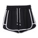 RenMou Sports Shorts For Women In Summer, Fit, Plus Size, Chubby MM, High Waist, Running, Wide Leg Student Casual, Home Exclusive Supply_desvips.com