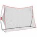 Golf Hitting Net - Durable Polyester Design - Spacious Frame For Home Practice - Black & Orange - Includes Carry Bag & Ground Stakes_desvips.com